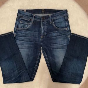 Citizens of Humanity Emerson Slim Boyfriend Jean Capris Size 25
